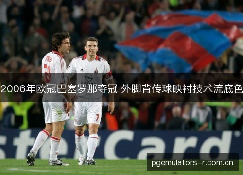 2006年欧冠巴塞罗那夺冠 外脚背传球映衬技术流底色